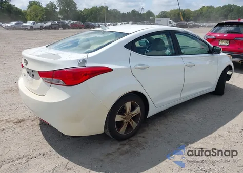2013 Hyundai Elantra Gls из США, поврежденный, VIN 5NPDH4AE4DH274046